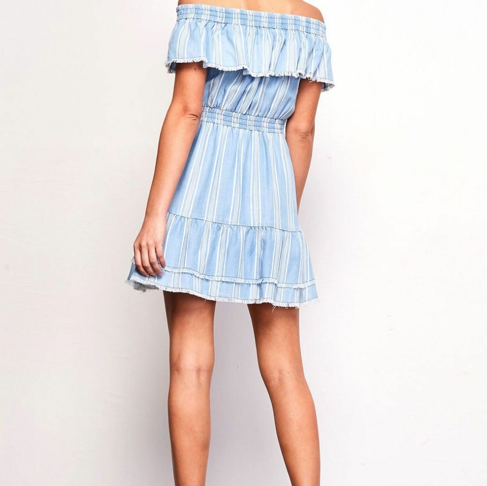 BB Dakota Tencel Off the Shoulder dress M